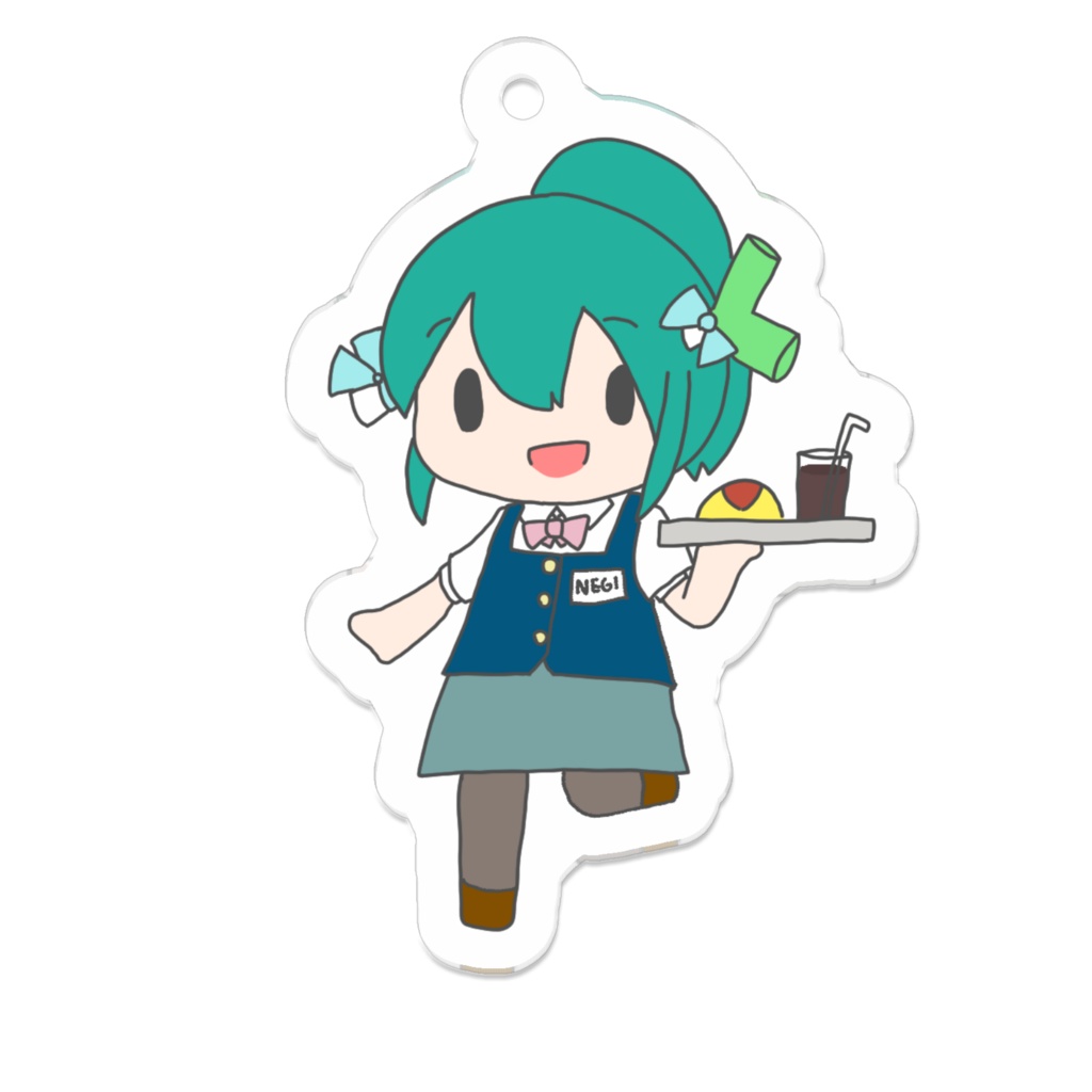 ネギっ娘キーホルダー(喫茶)