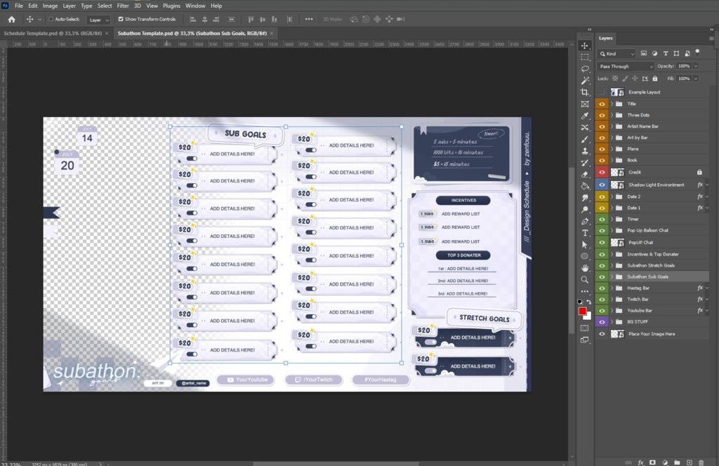 「Vtuber スケジュール」→ Bundle Schedule Stream Exclusive Style - Release 001