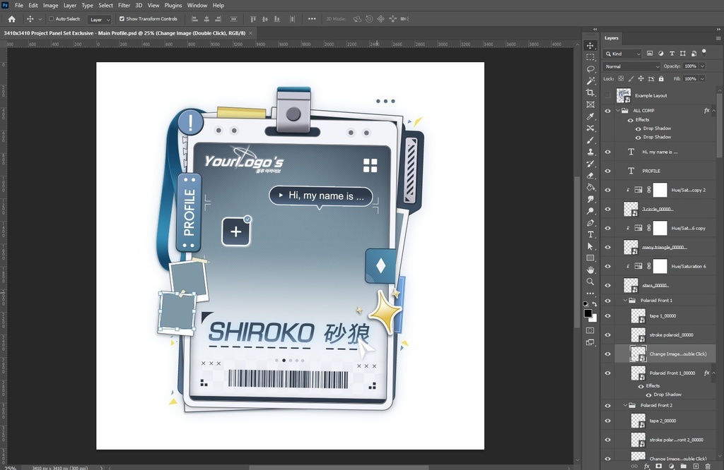 Twitch パネル「Vtuber パネル」→ Bundle Twitch Panel Exclusive Style - Releases 003