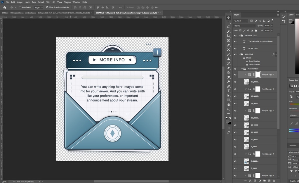 Twitch パネル「Vtuber パネル」→ Bundle Twitch Panel Exclusive Style - Releases 003