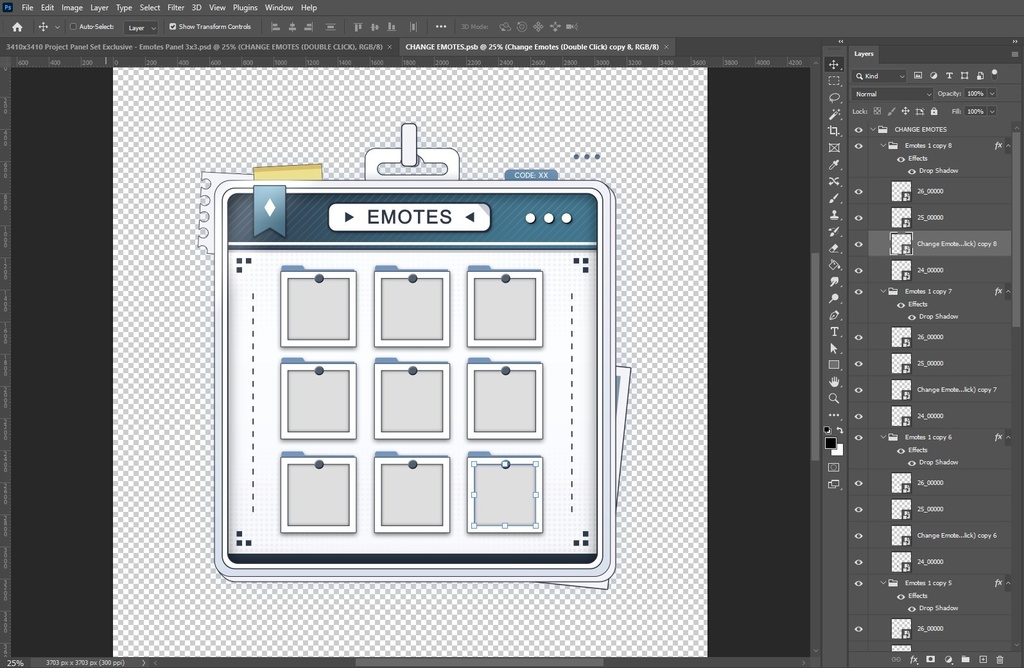 Twitch パネル「Vtuber パネル」→ Bundle Twitch Panel Exclusive Style - Releases 003