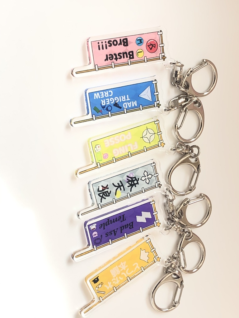 のぼり風アクキー