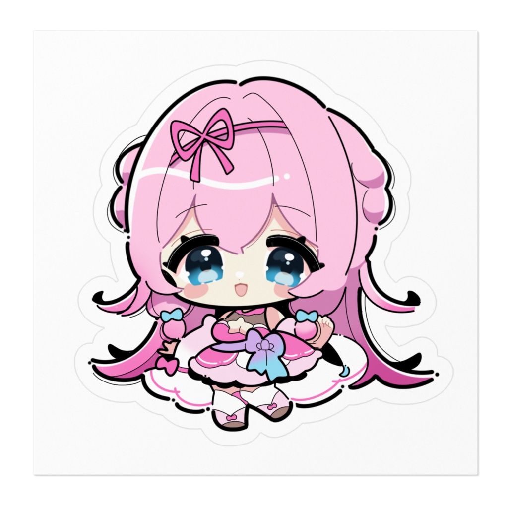 月羽るみんVtuber ちびキャラステッカー