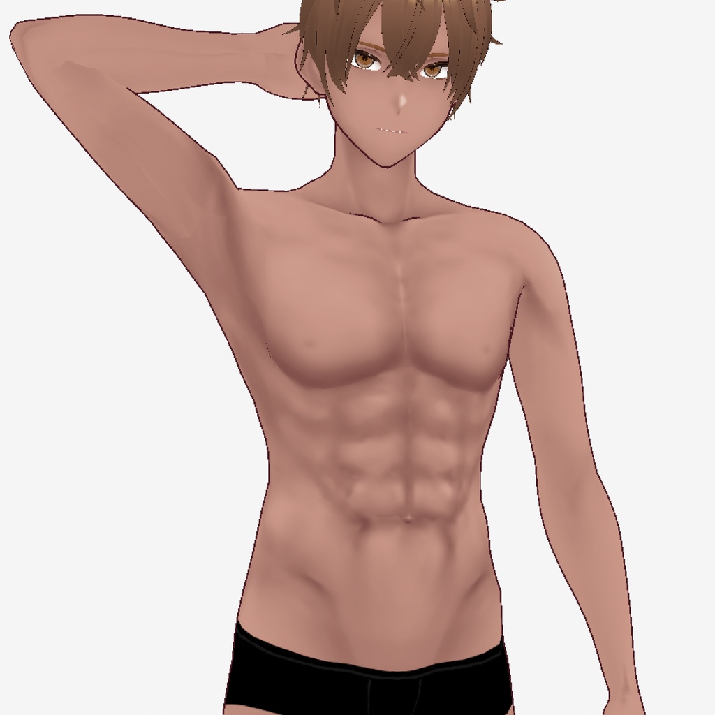 【VRoid用】筋肉肌テクスチャ【Face/Body】
