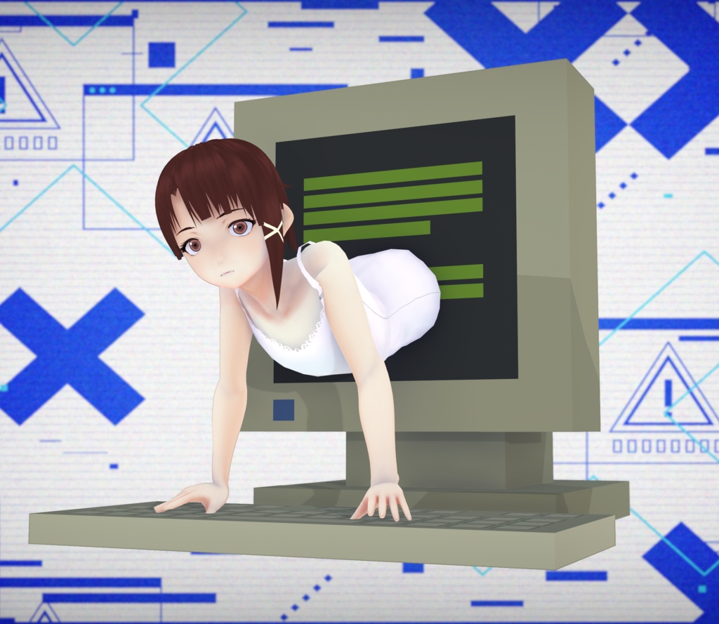 [SALE] Lain Iwakura (Serial Experiments Lain) Vroid