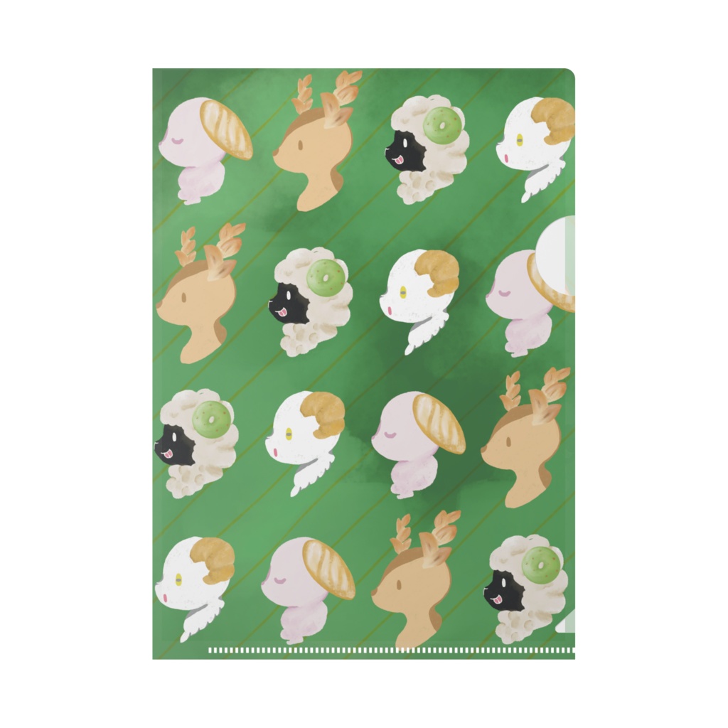 動物のパン屋_A５クリアファイル