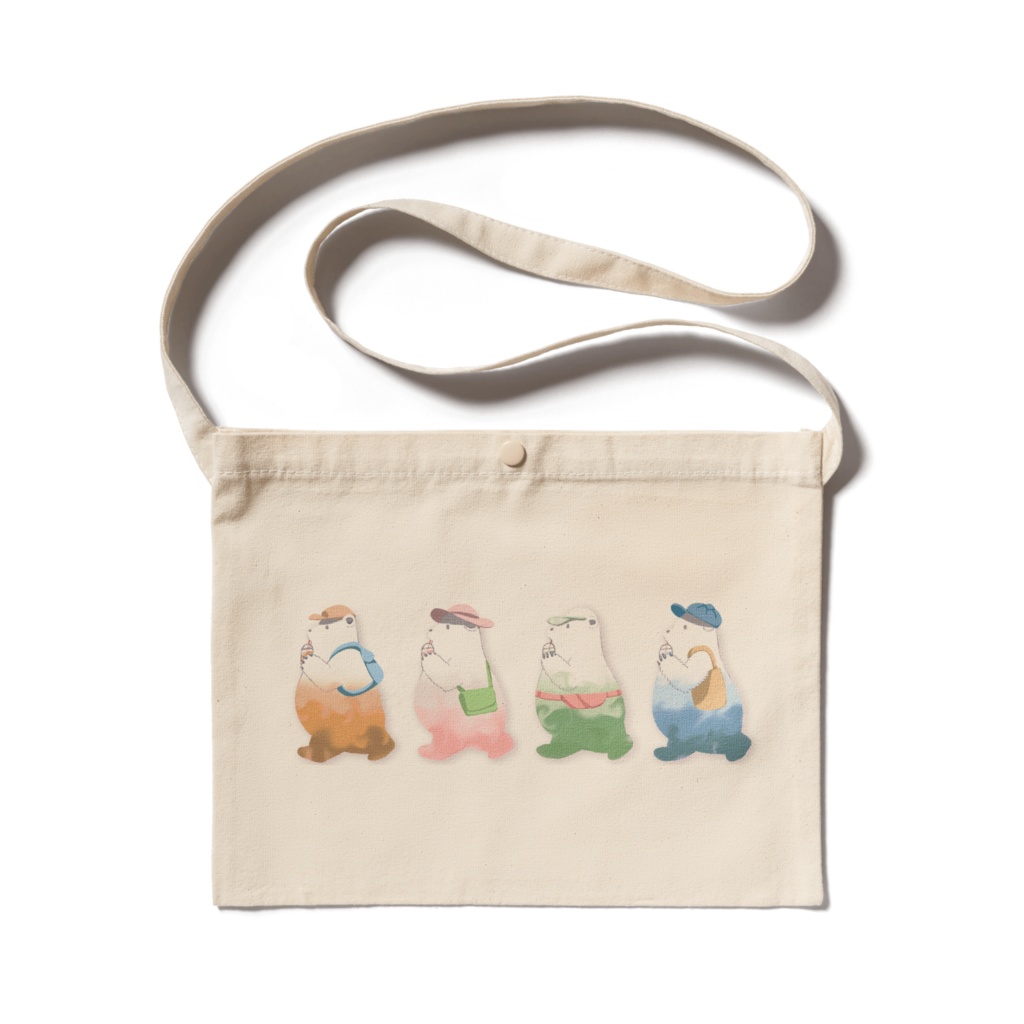 シロクマの夏休み_サコッシュ