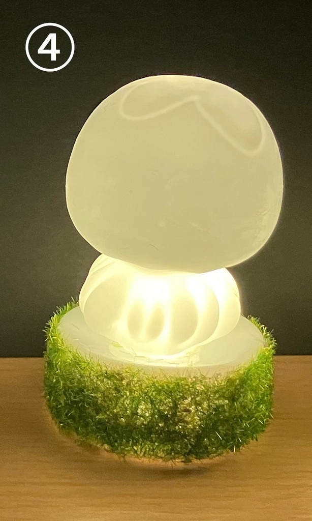 きのこのランプ