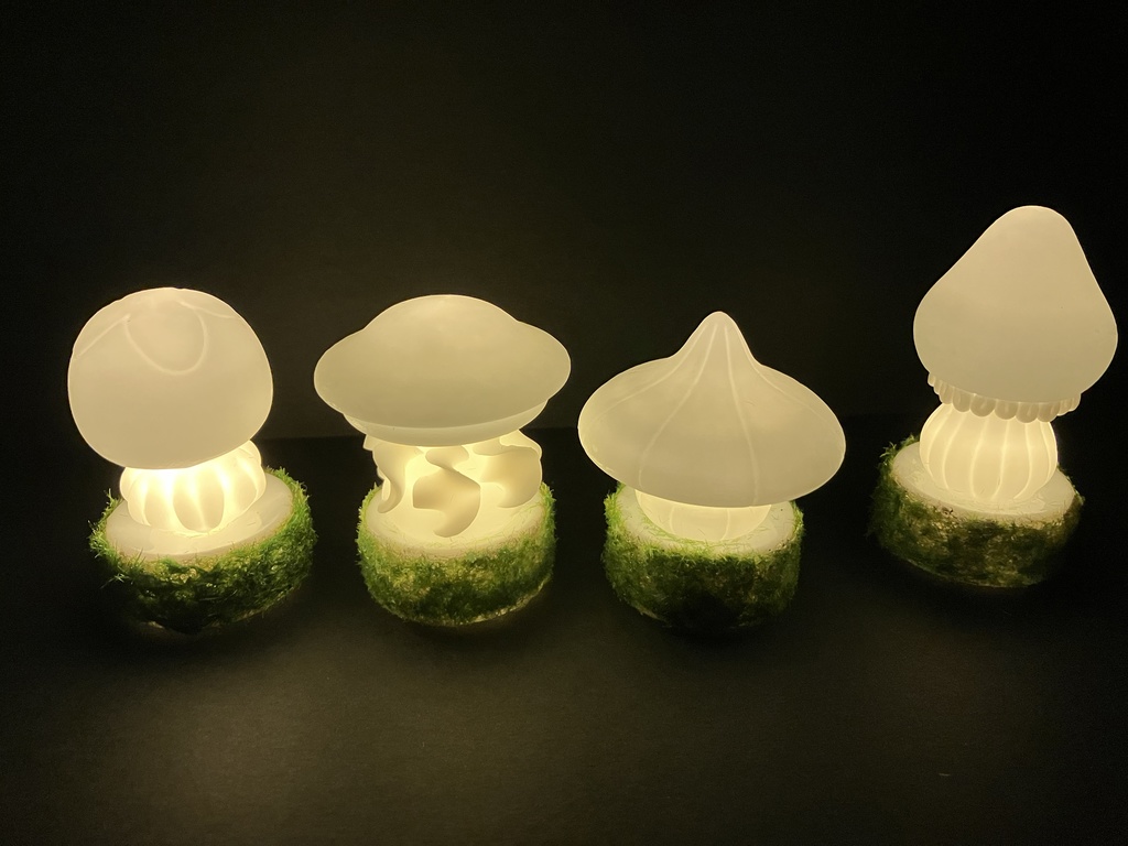 きのこのランプ