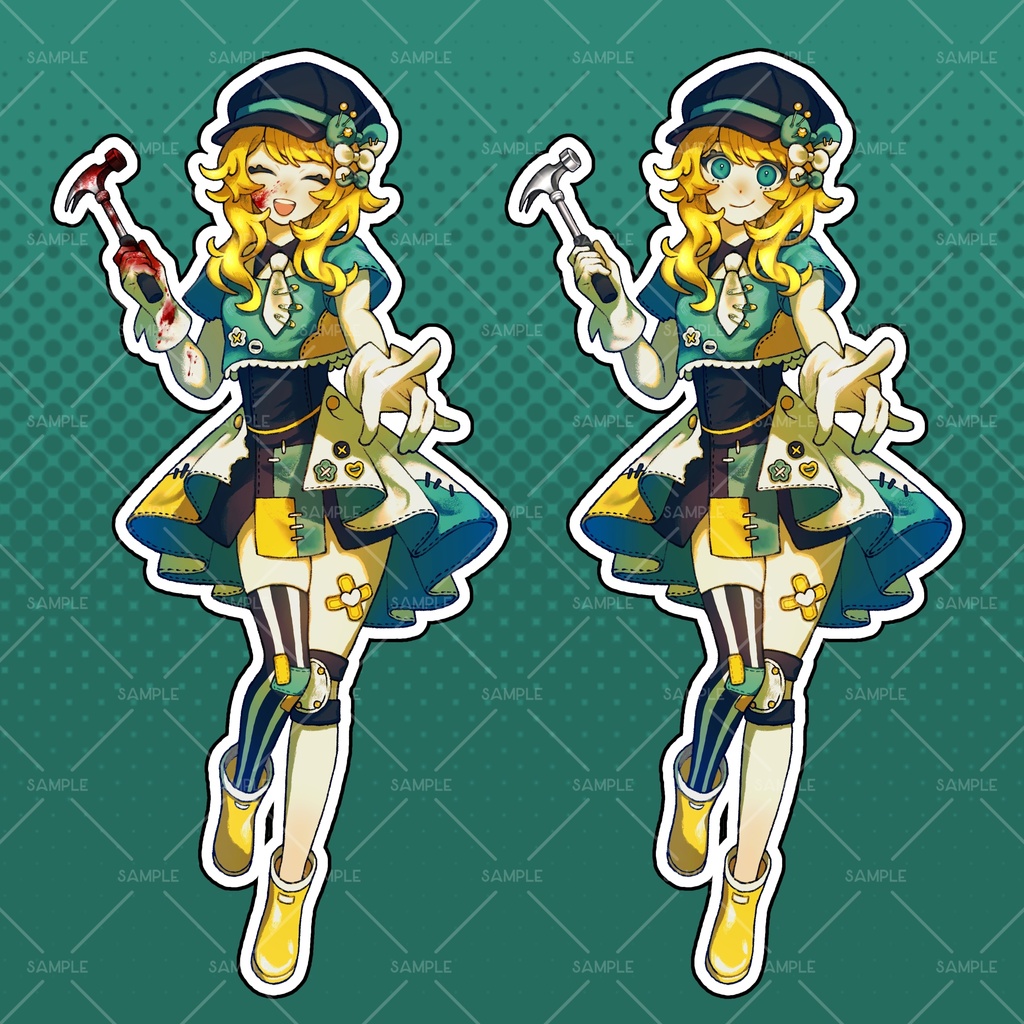 【手描き立ち絵】魔法少女志望ちゃん