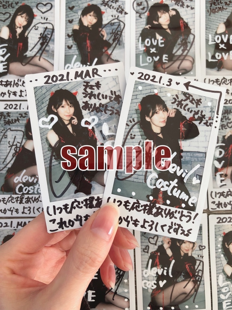 ランダムチェキ 小悪魔デビル (1枚入り)