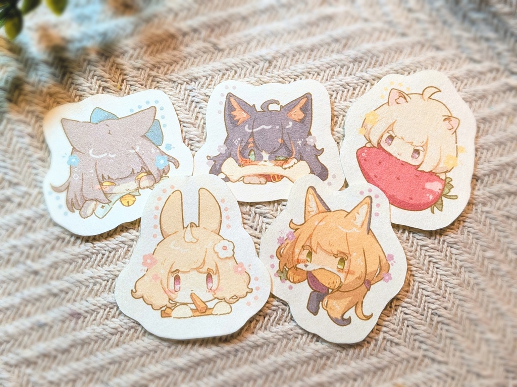 むしゃむしゃステッカー