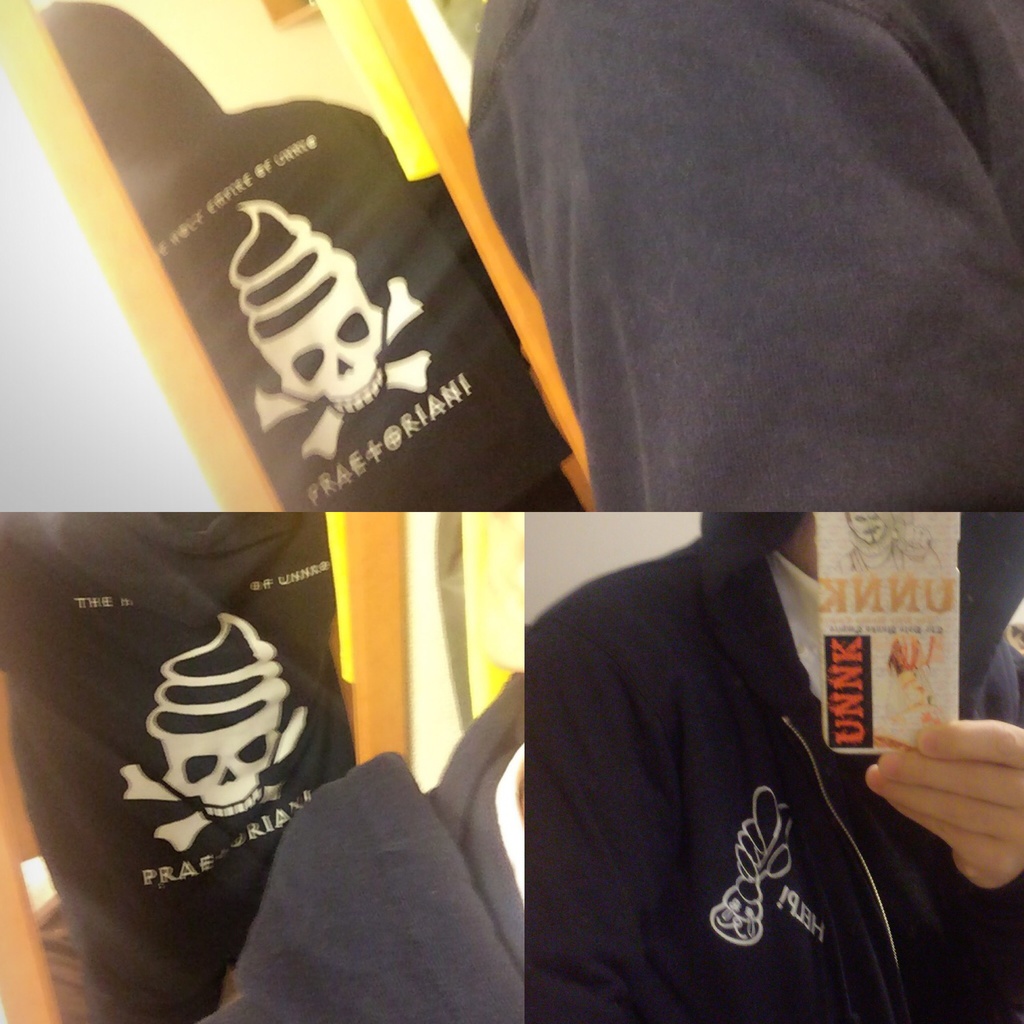 LMTD ウンンコラビット・親衛隊(プラエトラニエ)ジップアップパーカー