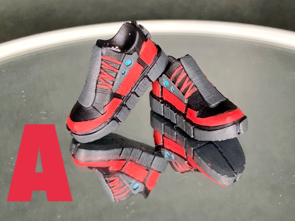 1/12スケールフィギュア用 カジュアルスニーカー