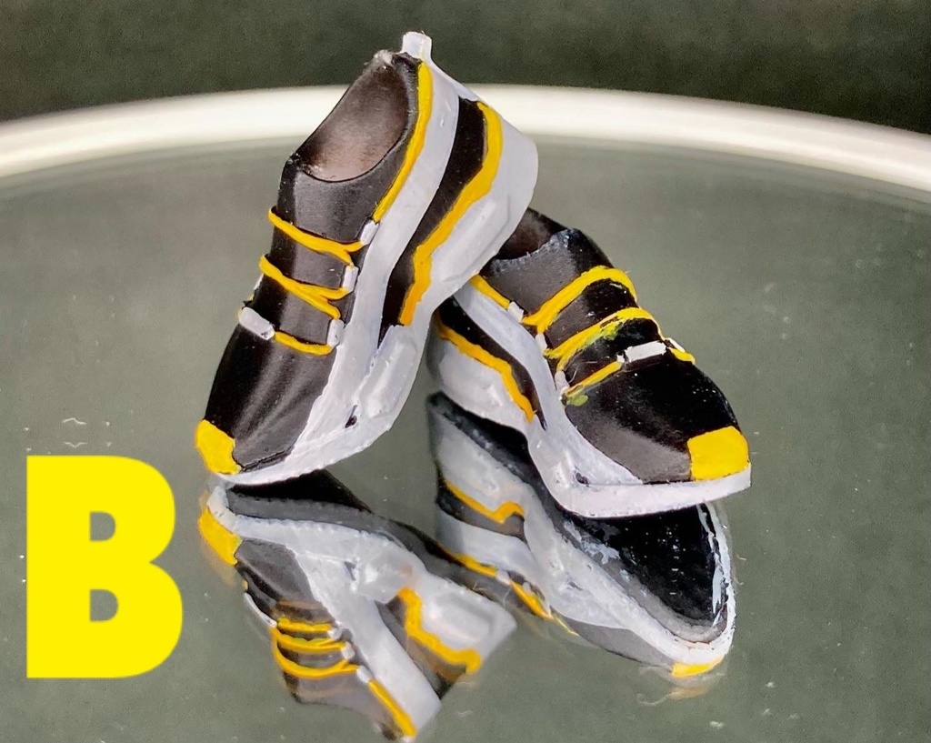 1/12スケールフィギュア用 カジュアルスニーカー