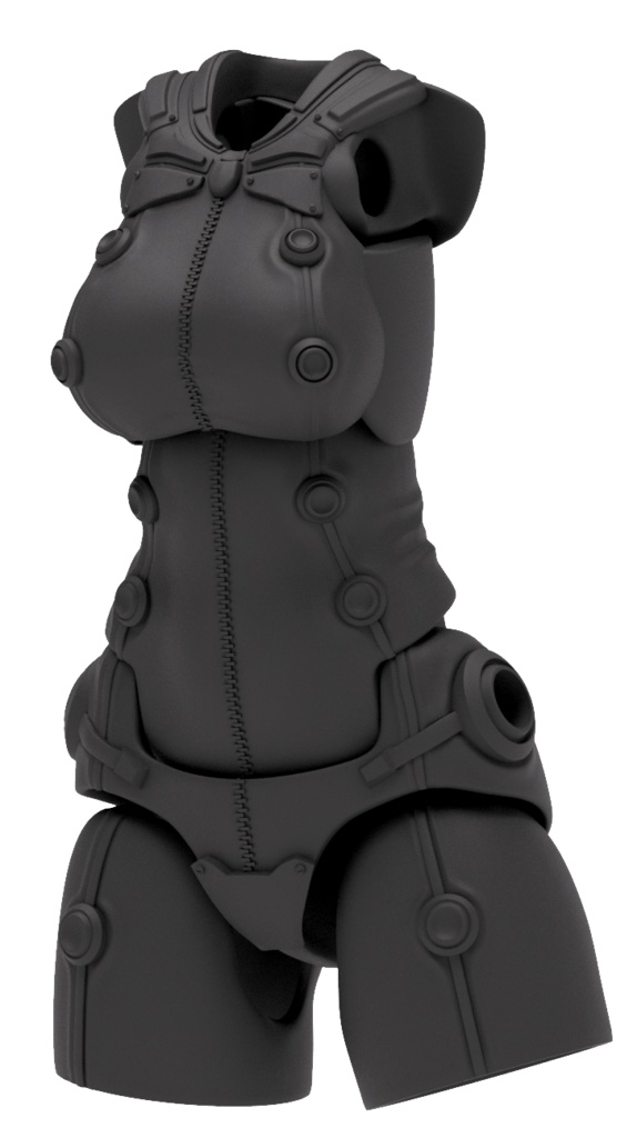 【受注生産】メガミデバイスバスタードール用スケルトンボディスーツ素体