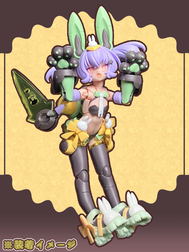 ロンシンシューズTypeTU ※メガミデバイス PUNI☆MOFU トゥ用