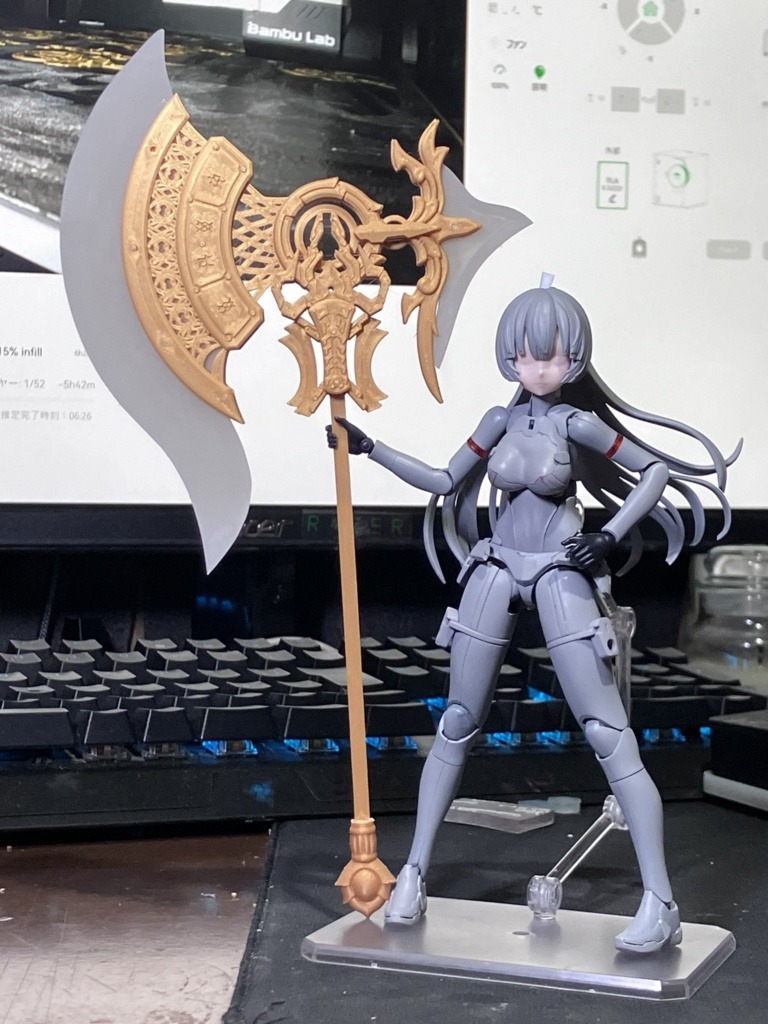 メガミデバイス用 神祇(しんぎ)大斧 金剛月衝