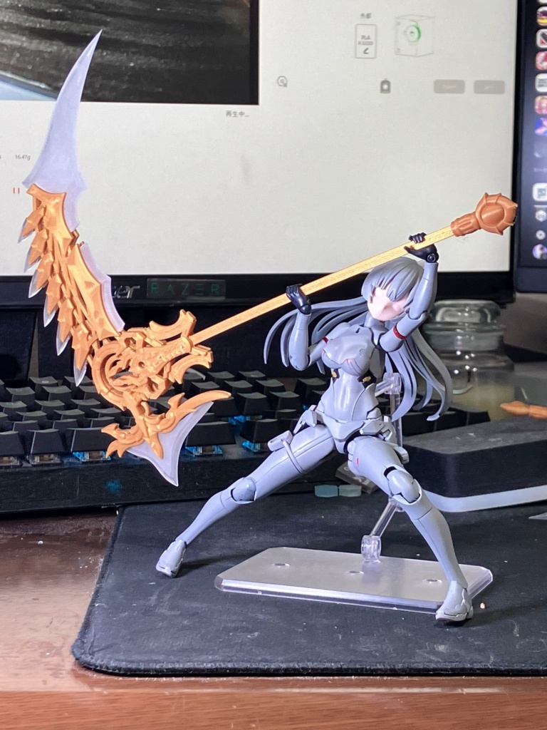 メガミデバイス用 神祇(しんぎ)大鎌 金剛月華