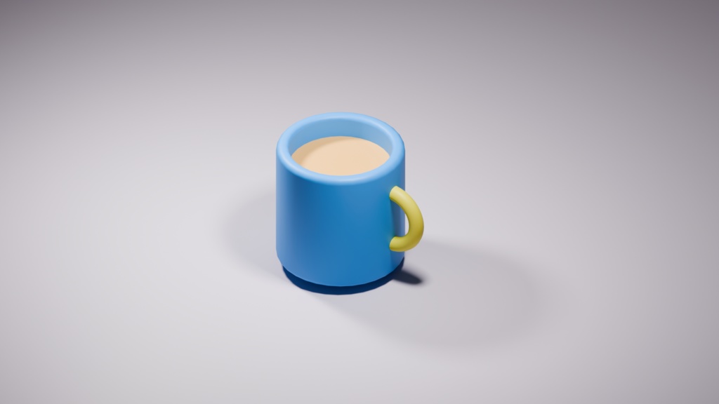 【Free DL】3Dマグカップ - 3D magcup