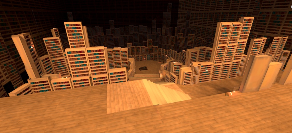 VRChat のワールド / World | The library (Library of Ruina)