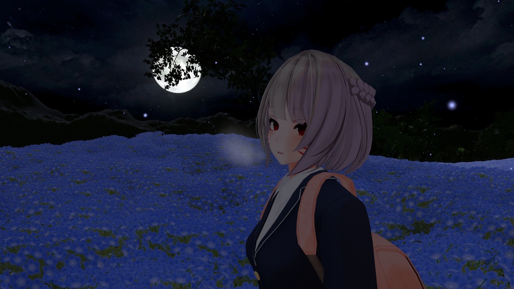 白い吐息パーティクル