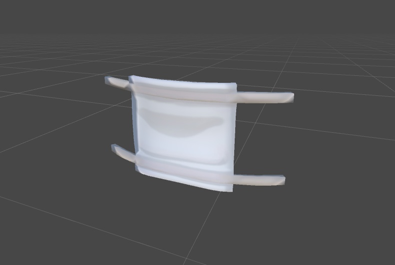 絆創膏(ガーゼ)3Dモデル