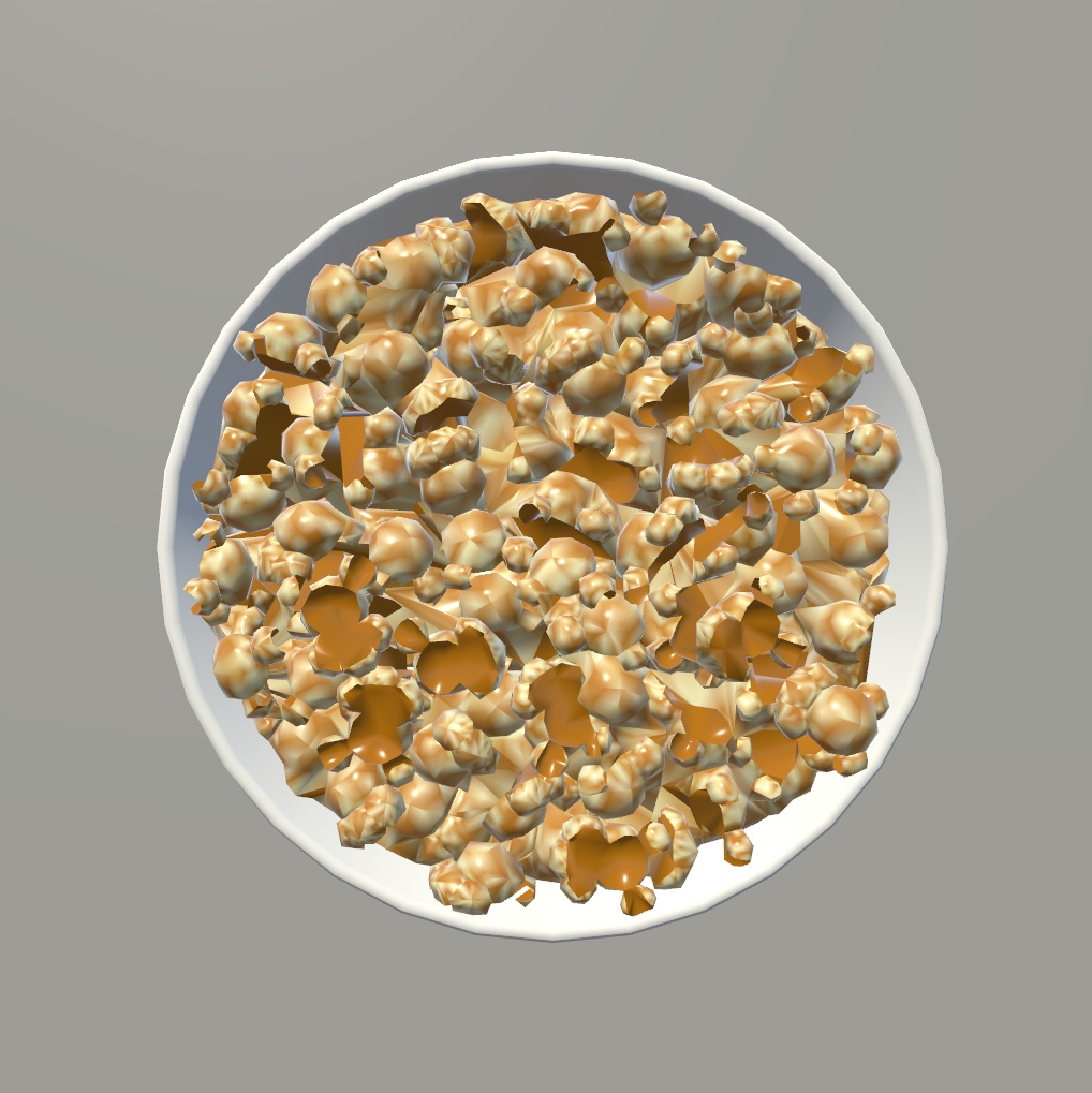 【Modular Avatar対応】つかめるポップコーン【パーティクルギミック付き】