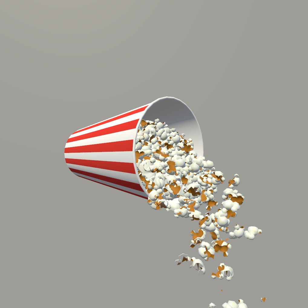 【Modular Avatar対応】つかめるポップコーン【パーティクルギミック付き】