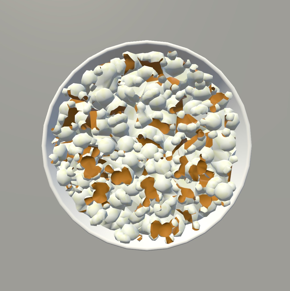 【Modular Avatar対応】つかめるポップコーン【パーティクルギミック付き】