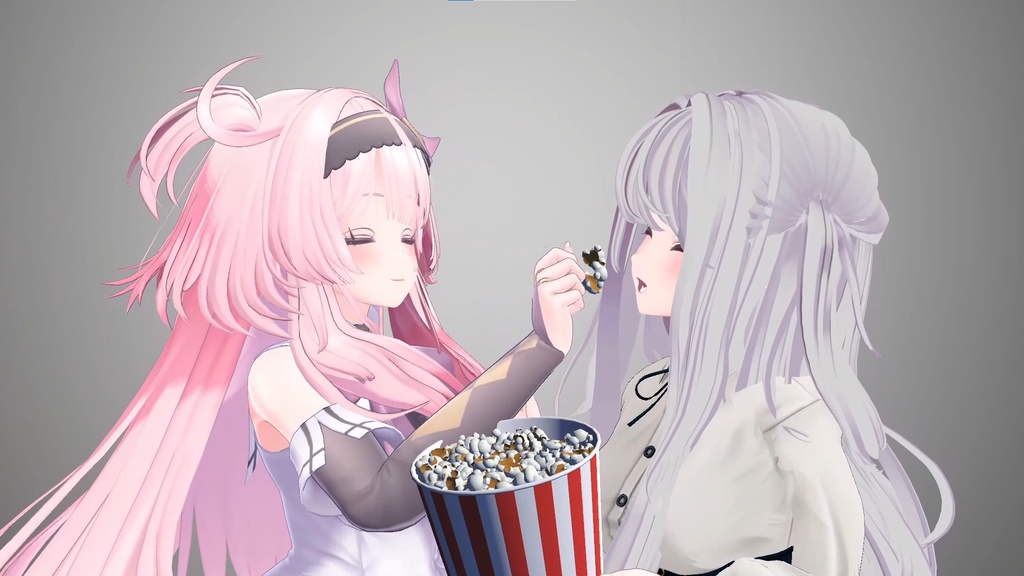 【Modular Avatar対応】つかめるポップコーン【パーティクルギミック付き】