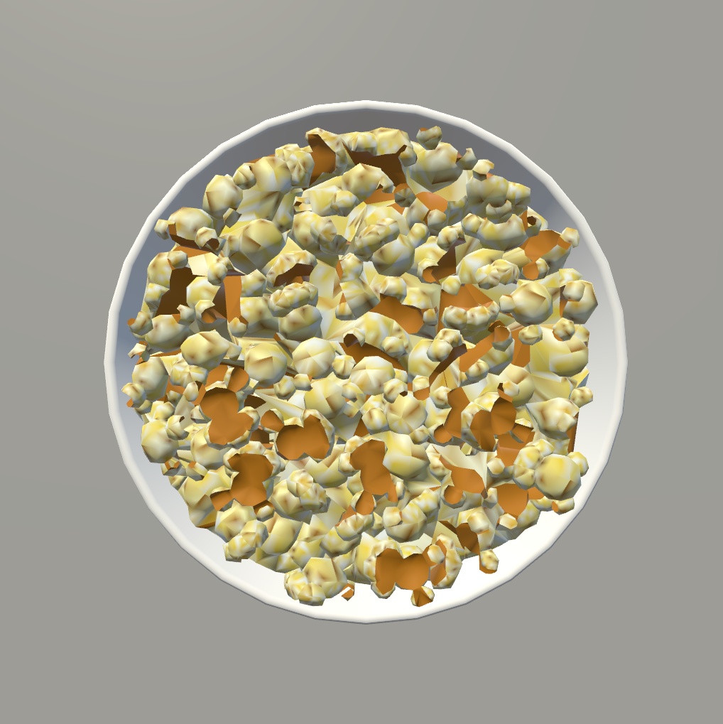 【Modular Avatar対応】つかめるポップコーン【パーティクルギミック付き】