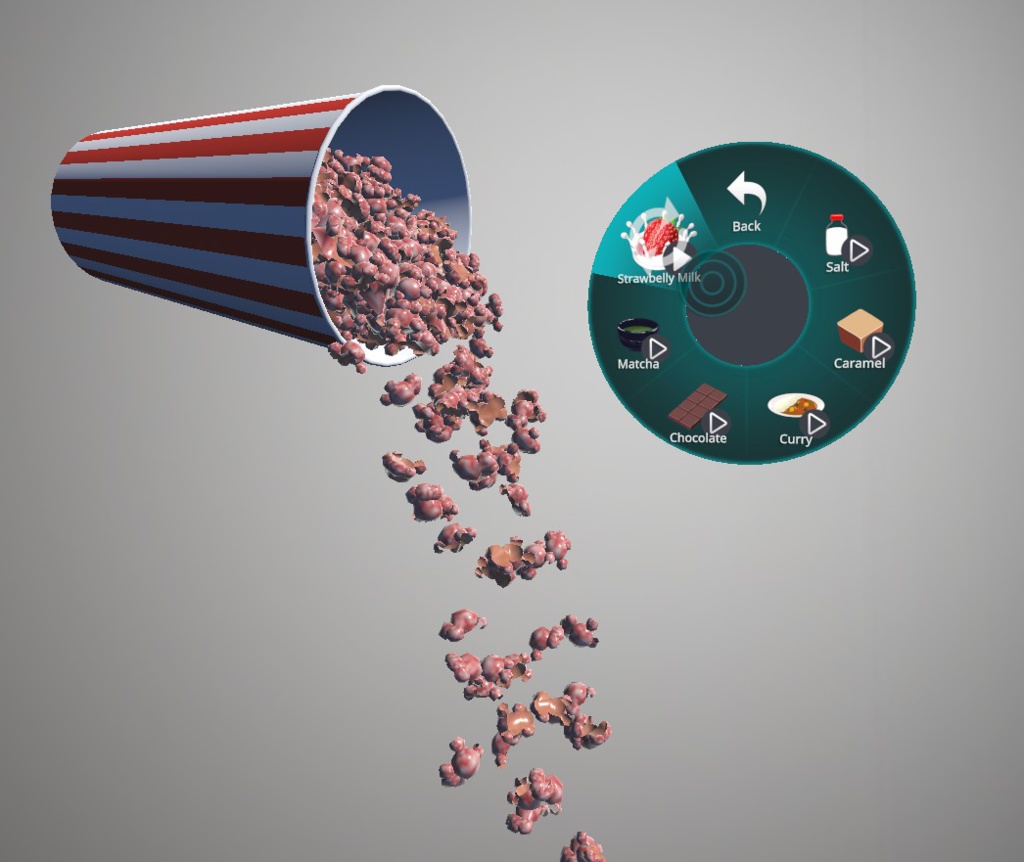 【Modular Avatar対応】つかめるポップコーン【パーティクルギミック付き】