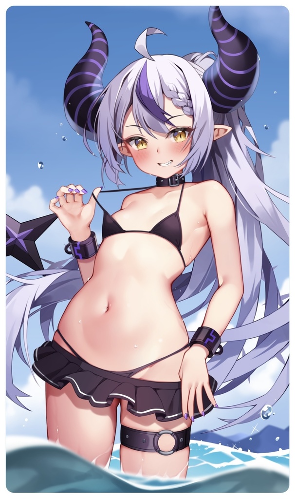 ラプラス・ダークネス(水着ver.) プレイマット 【Pinki_O】