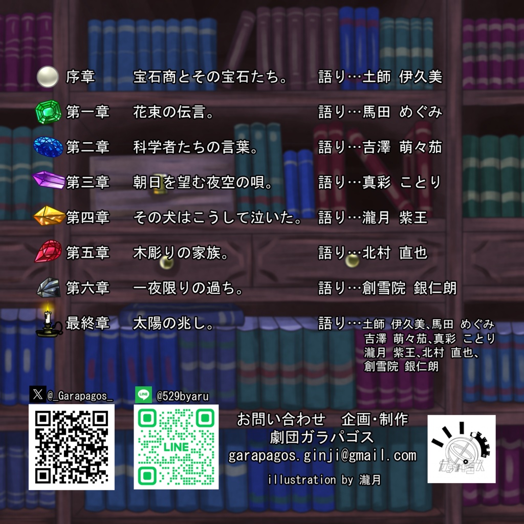 【朗読劇】宝石商とその宝石たち。【ヒーリング】