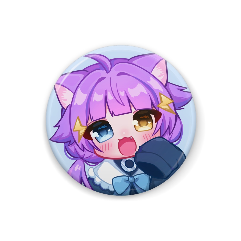 2周年記念⚡缶バッチ