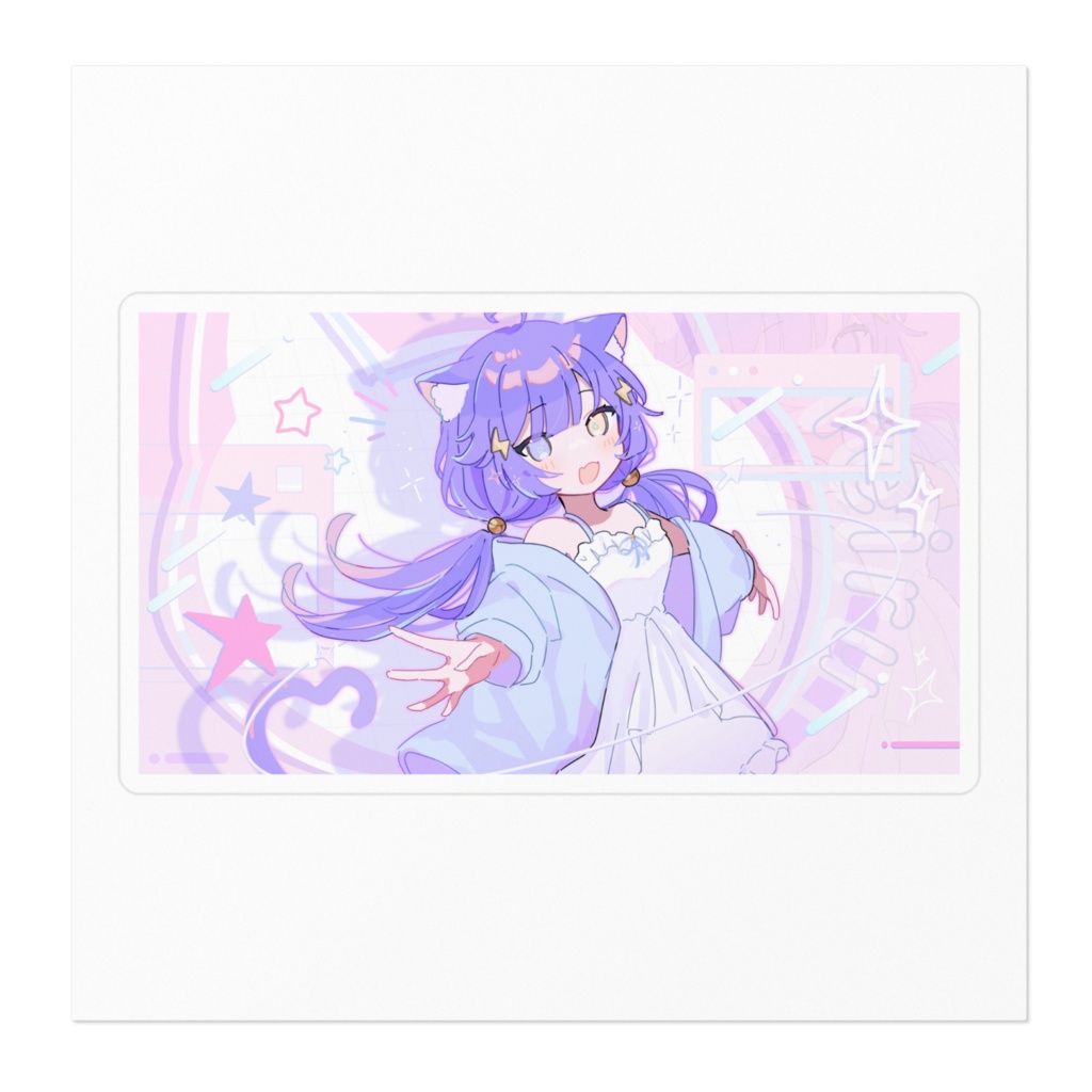 ⚡紺染ぽて⚡3周年記念ステッカー