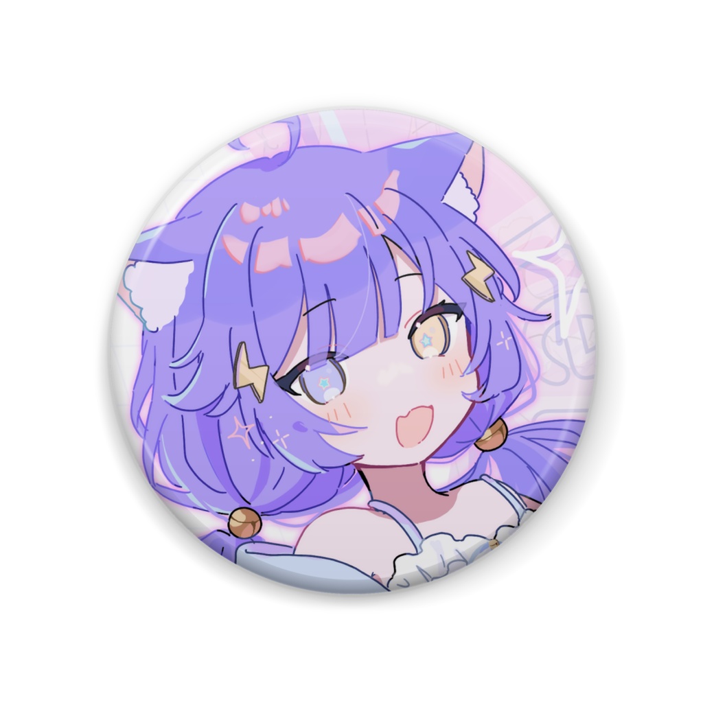 ⚡紺染ぽて⚡3周年記念缶バッチ