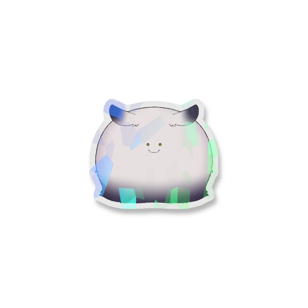 けだまんじゅう形態ステッカー