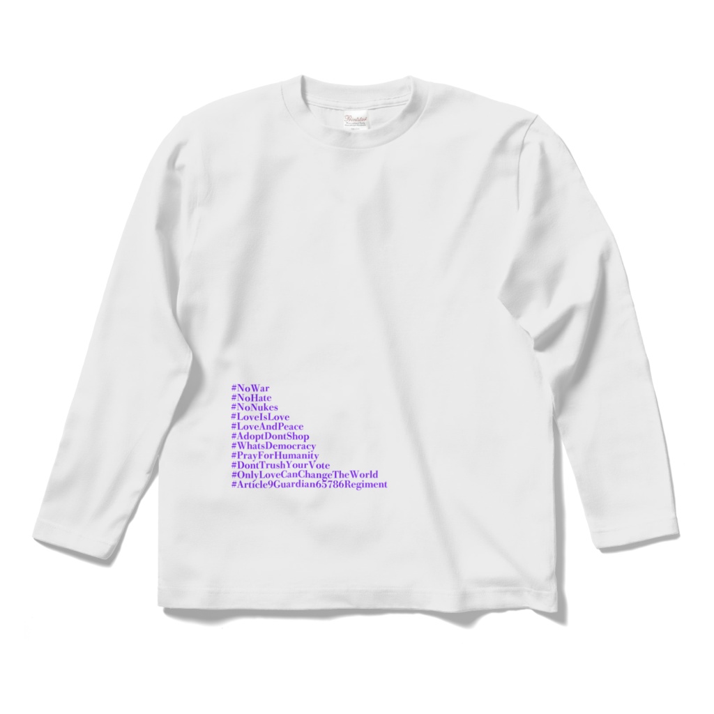 【キャラ版】なりちかのたいせつなことぎっしり長袖Ｔシャツ【両面印刷】