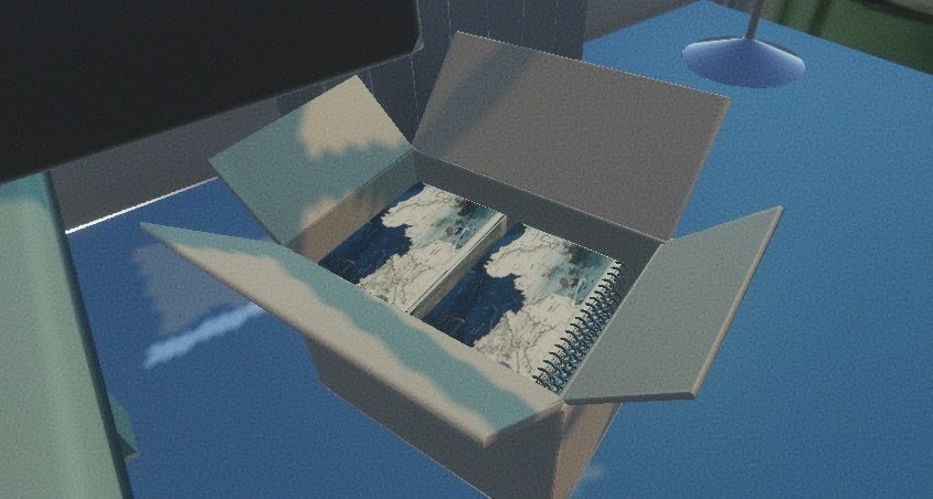 本入りダンボール箱｜Cardboard Box with Books｜装书的纸箱 3D模型