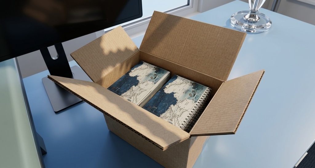 本入りダンボール箱｜Cardboard Box with Books｜装书的纸箱 3D模型