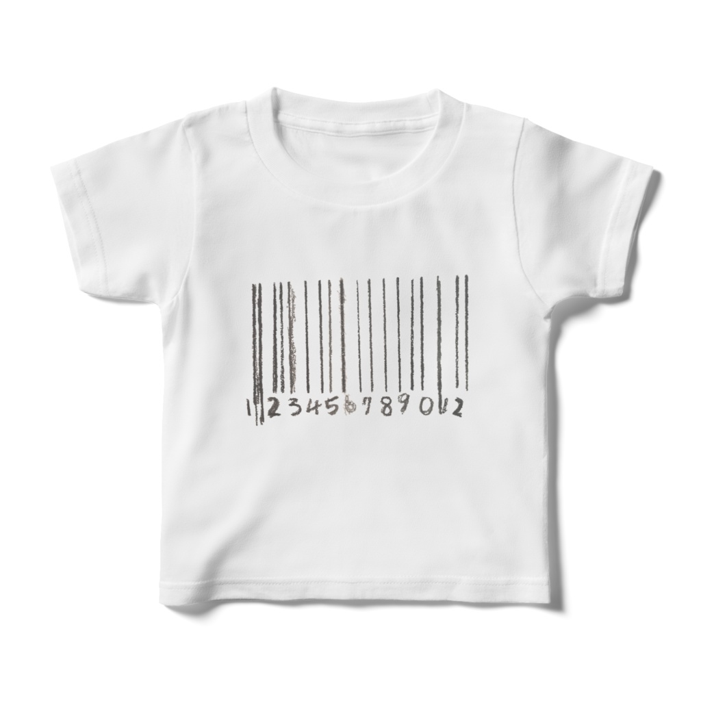 キッズTシャツ-バーコード-