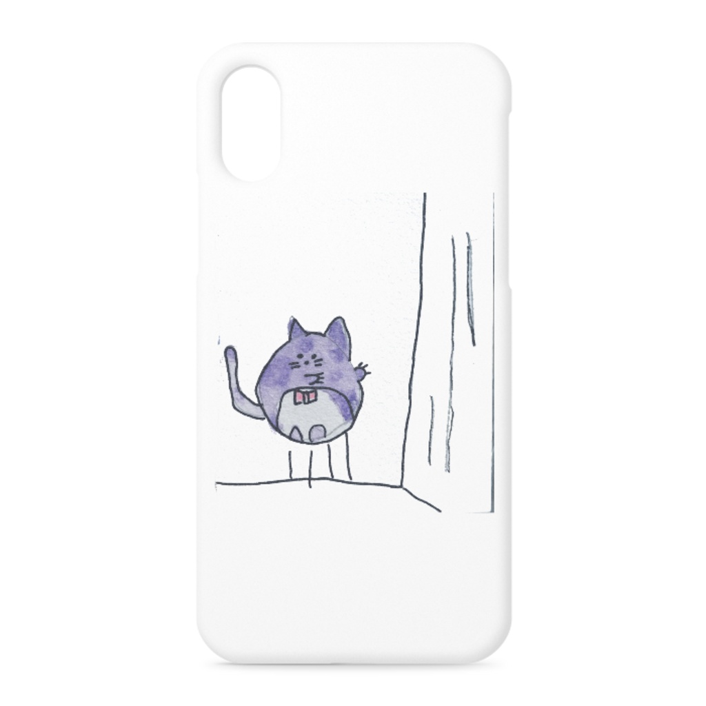 iphone スマホケース-ひっかき猫