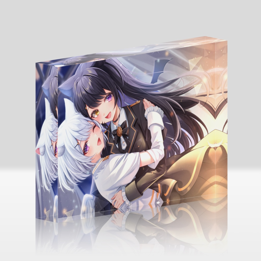 宵猫るなすてら1周年記念グッズ【アクリルブロック】