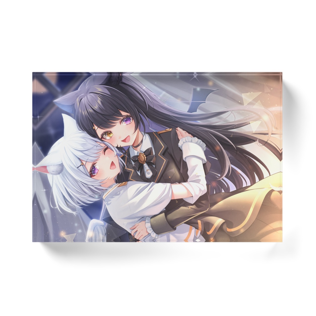 宵猫るなすてら1周年記念グッズ【アクリルブロック】