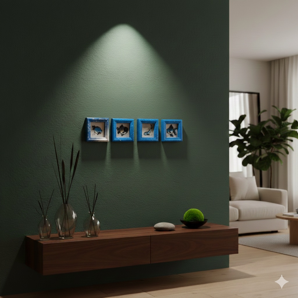 【小さい金魚切り絵 原画】