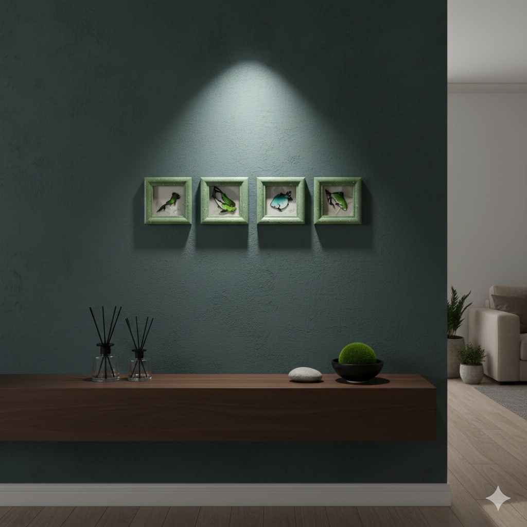 【小さい金魚切り絵 原画】