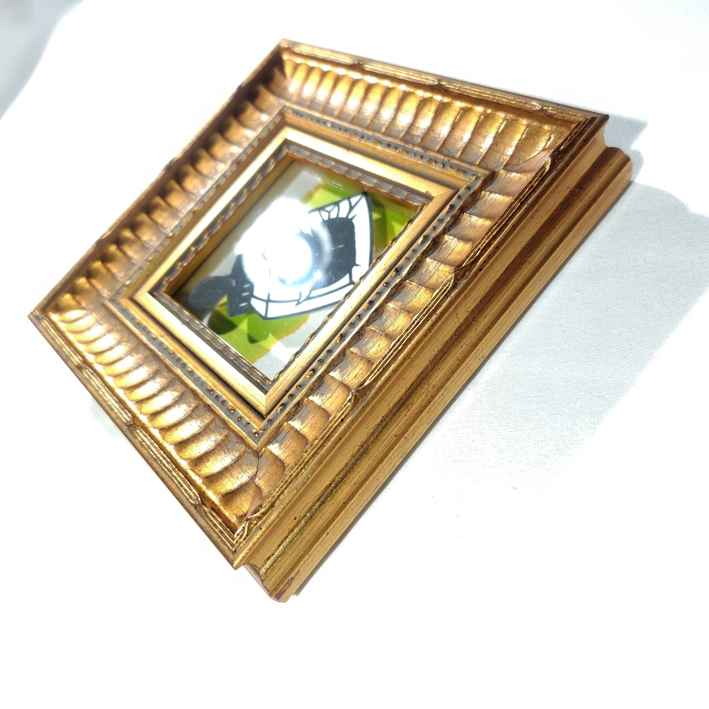 【切り絵原画】inkボトル ミニ額