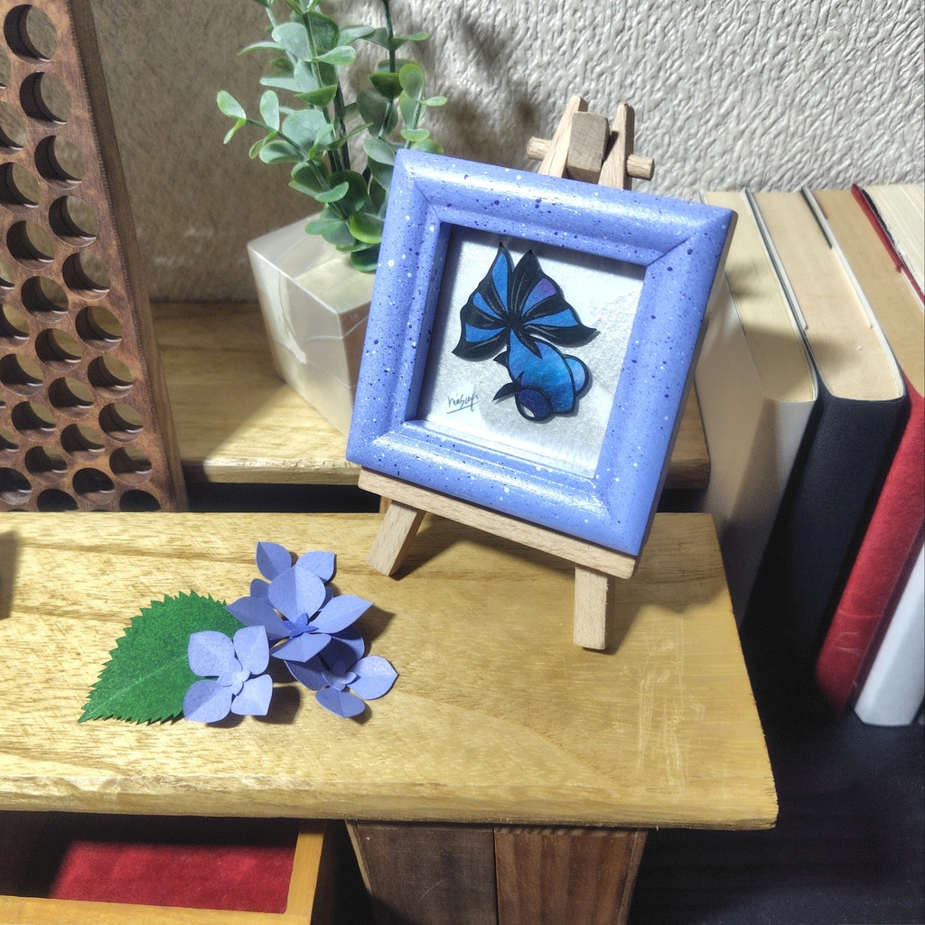 【小さい金魚切り絵 原画】